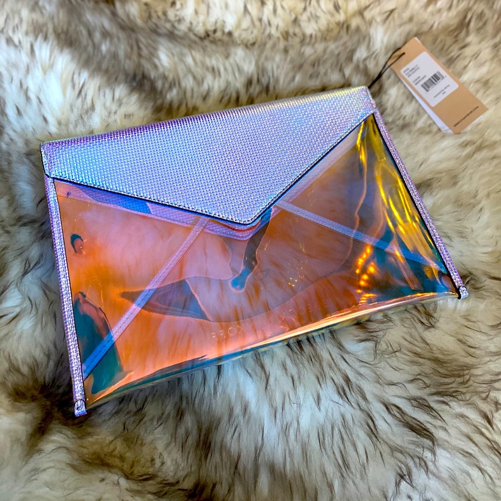 SOLD Rebecca Minkoff Holographic Clutch